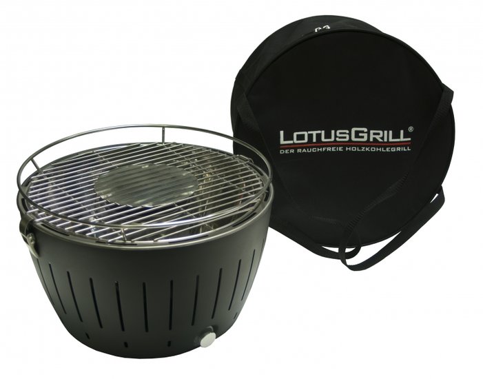 LotusGrill Classic Antraciet Starterspakket (incl Brandpasta en Houtskool)