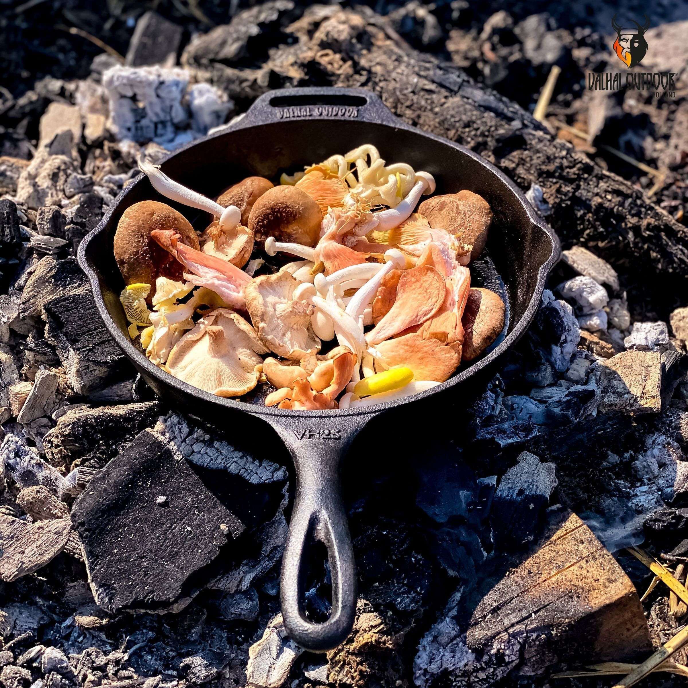 valhal skillet koekenpan gietijzer met steel ø25 cm