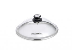 lotusgrill glazen deksel voor mini Ø290mm met geïntegreerde thermometer