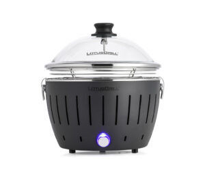 lotusgrill glazen deksel voor mini Ø290mm met geïntegreerde thermometer