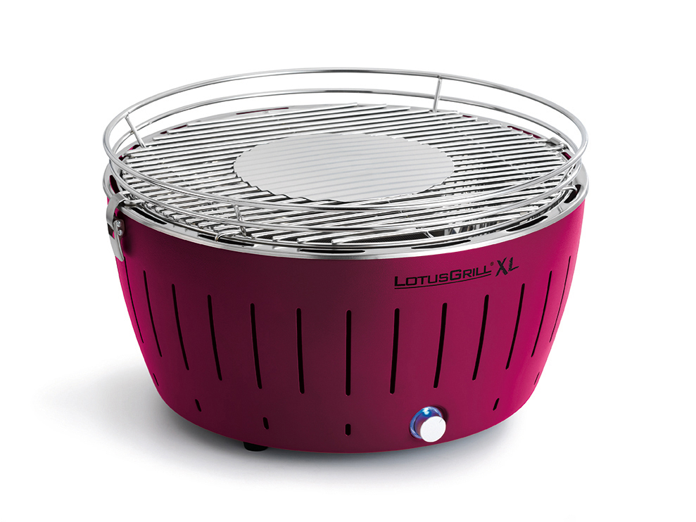 lotusgrill xl tafelbarbecue Ø435mm paars