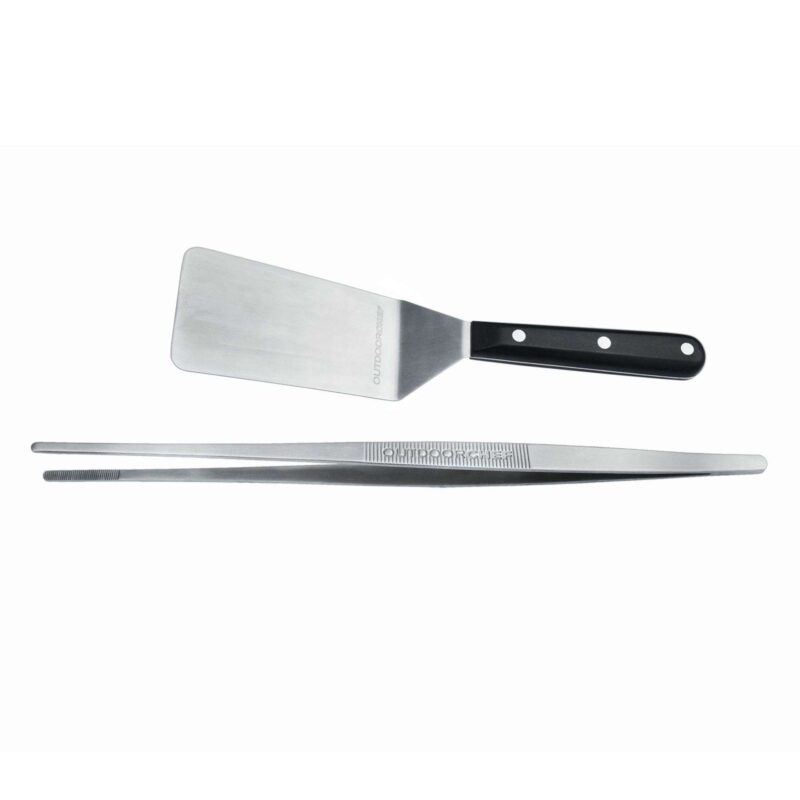 outdoorchef bbq accessoire plancha gereedschapset 2 delig