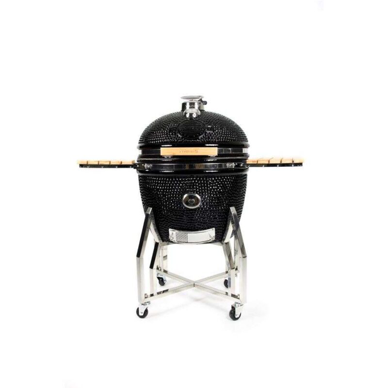 bbq kamado 24" xxl pro set met onderstel zijtafels en hoes