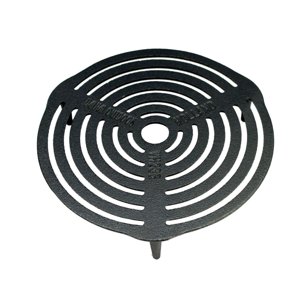 valhal bbq accessoire stapel rooster gietijzer met pootjes 23 cm