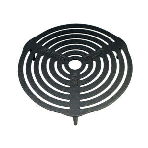 valhal bbq accessoire stapel rooster gietijzer met pootjes 23 cm