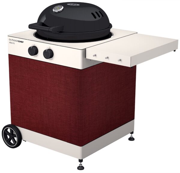 outdoorchef bbq accessoire uitwisselbaar front voor arosa 570 g velvet red