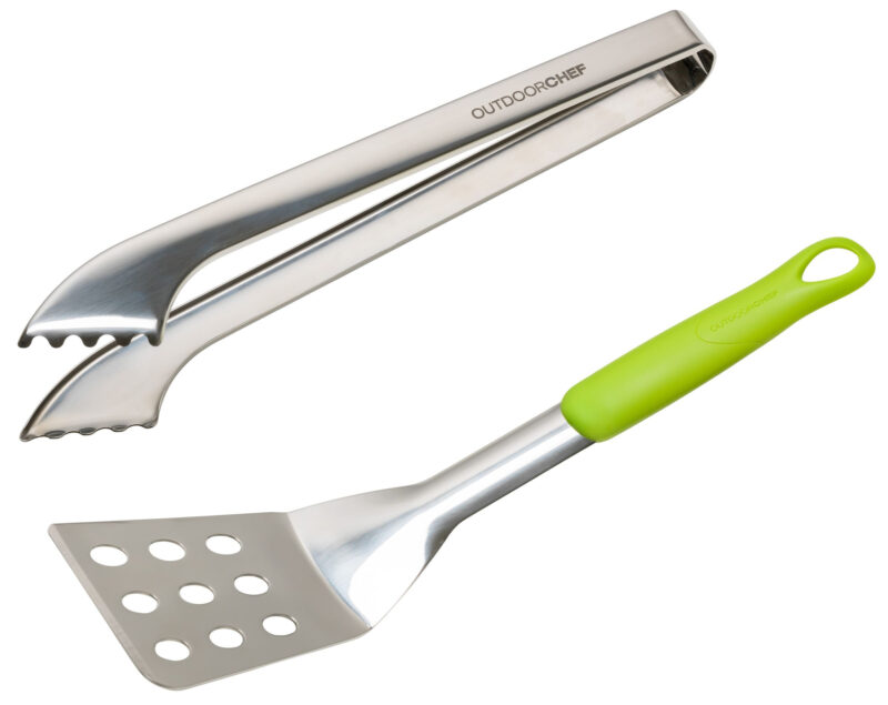outdoorchef bbq accessoire tang en spatel starter