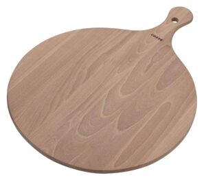 cozze serveerplank voor pizza bamboe met handvat diameter 35 cm