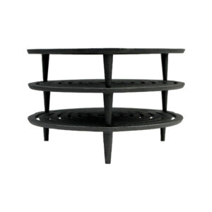 valhal bbq accessoire stapel rooster gietijzer met pootjes 23 cm
