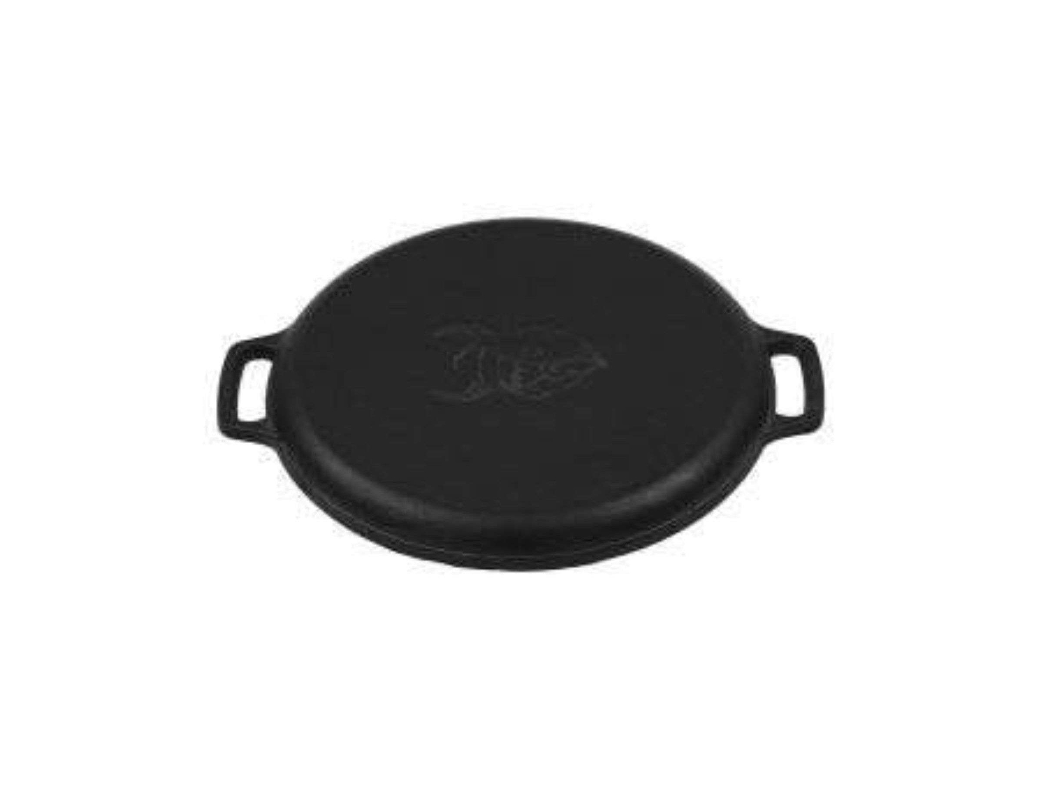 valhal skillet plancha gietijzer met handgrepen 35 cm
