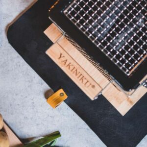 shichirin tafelgrill rechthoekig accessoire beschermrmat 70 x 50 cm