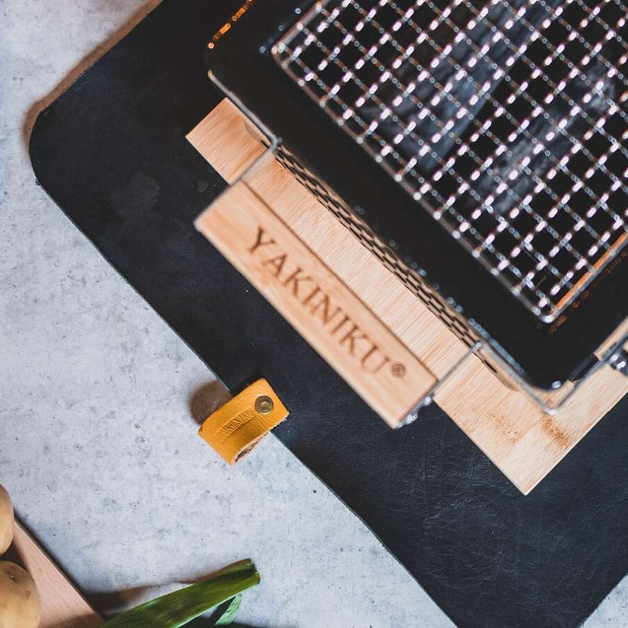 shichirin tafelgrill rechthoekig accessoire beschermrmat 70 x 50 cm