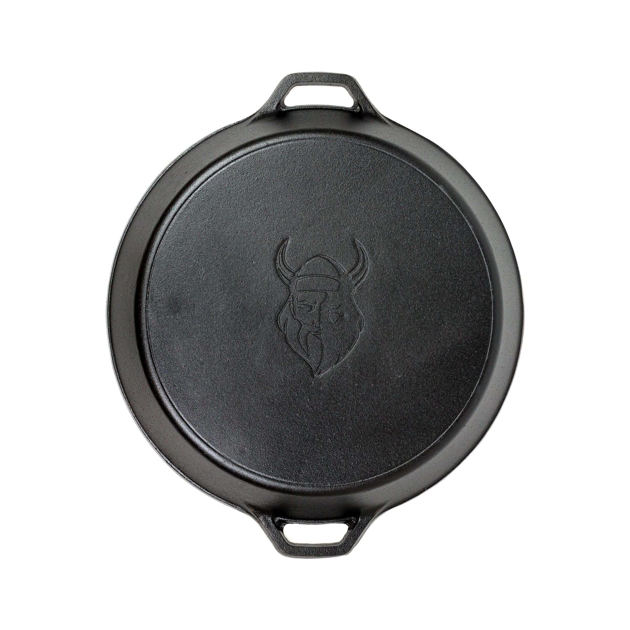 valhal skillet gietijzer met handgrepen 50 cm