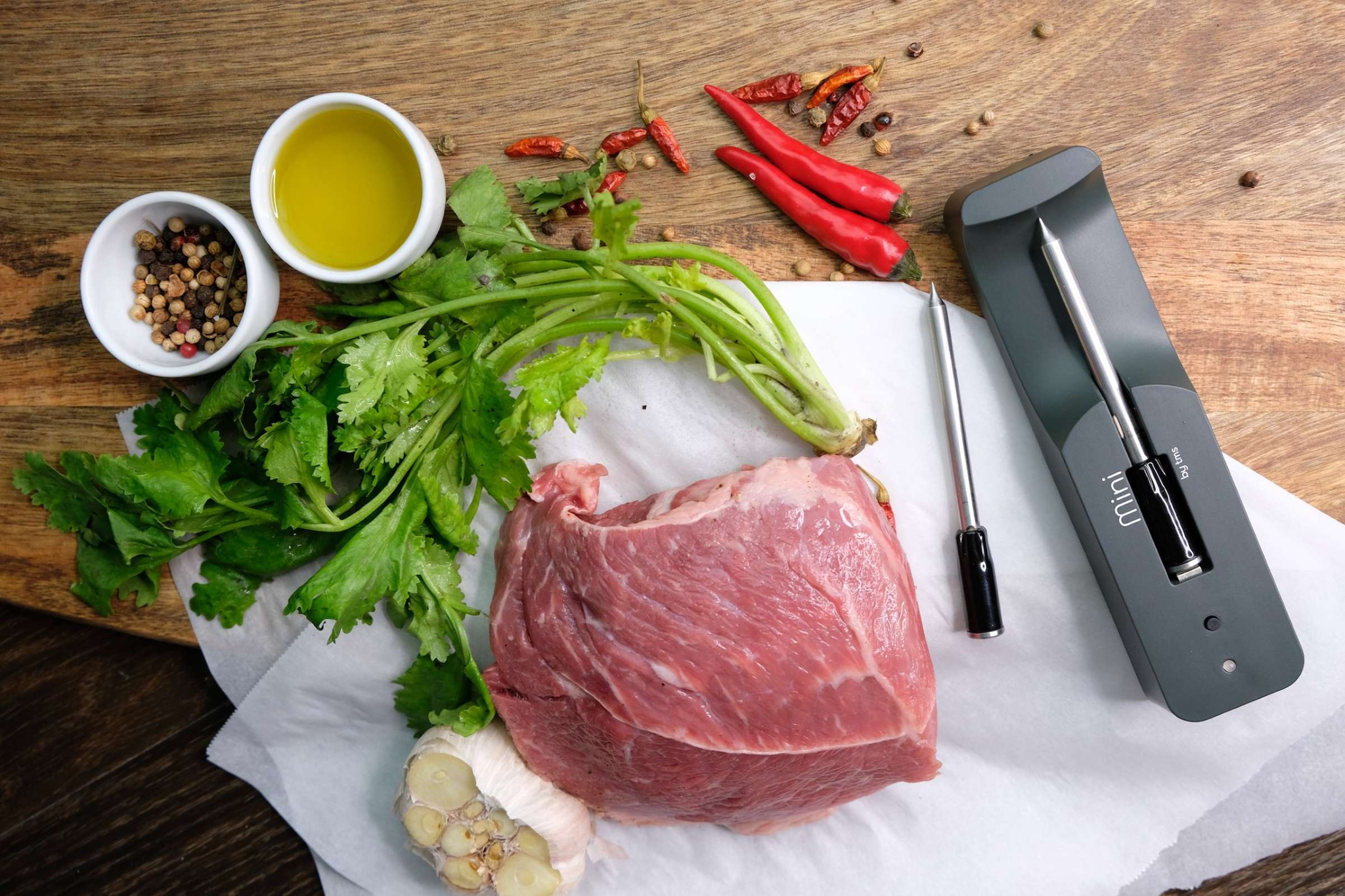 the meatstick mini stick kernthermometer probe zwart