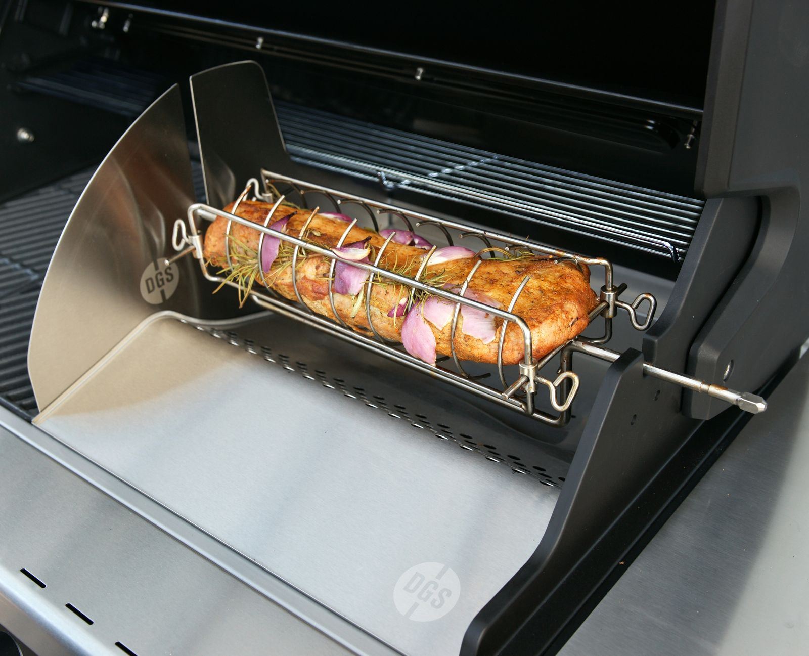 outdoorchef bbq accessoire rotiserie voor dualchef