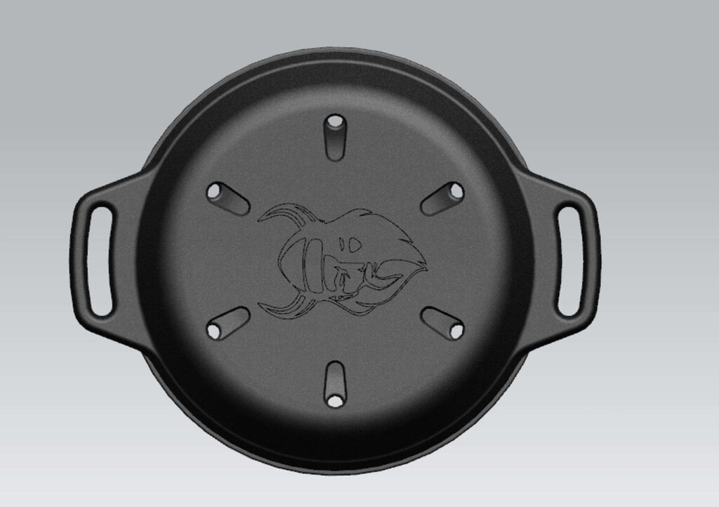 valhal bbq accessoire rookbox gietijzer Ã¸ 17 cm