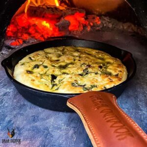 valhal bbq accessoire handvatbeschermer leder