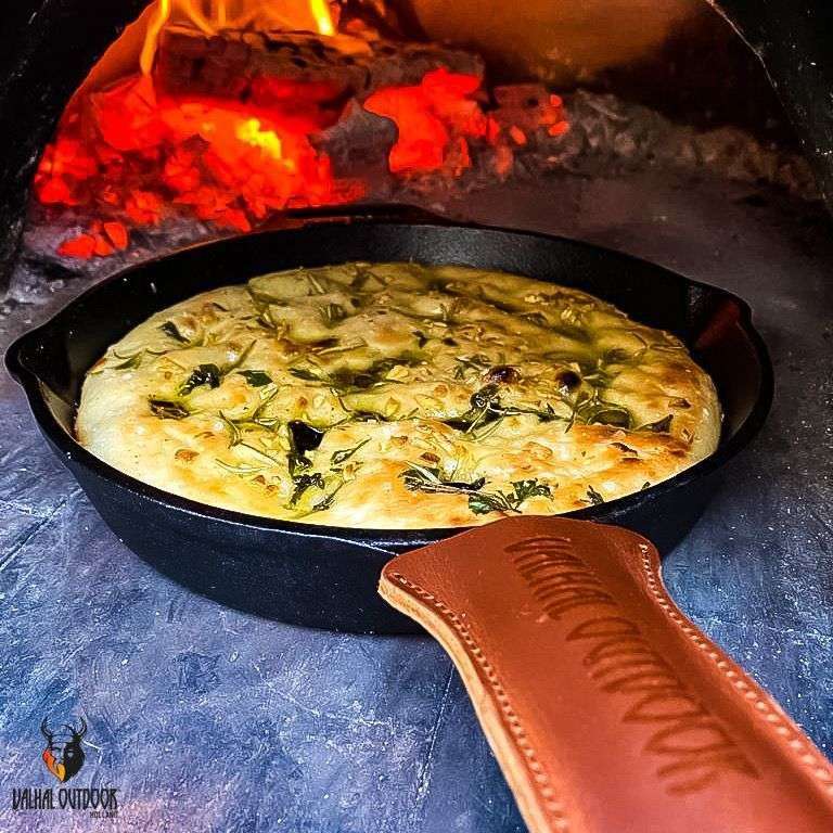 valhal bbq accessoire handvatbeschermer leder