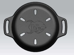 valhal bbq accessoire rookbox gietijzer Ã¸ 17 cm