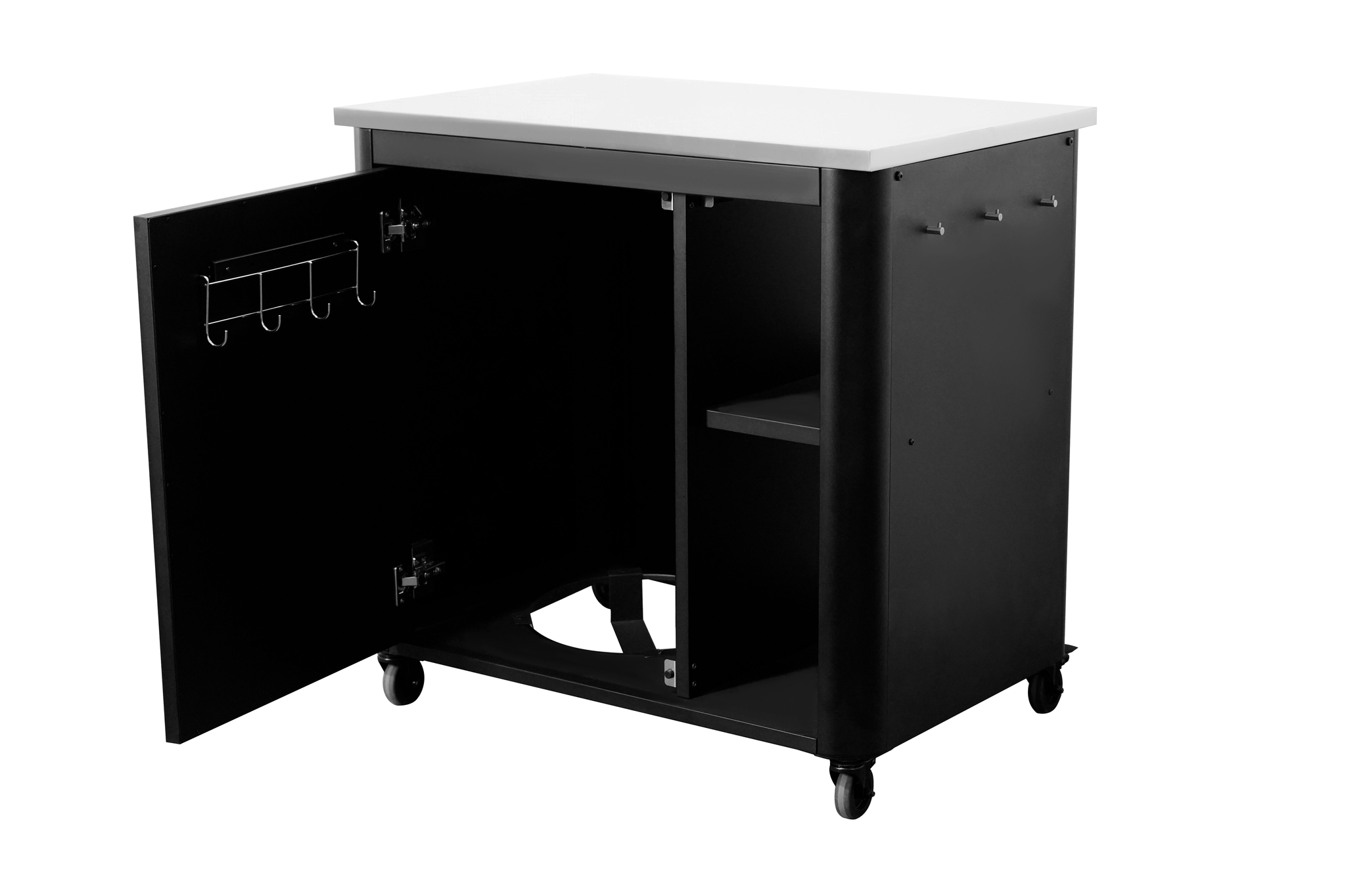 werkbank met deur en open legplanken 93,5 cm