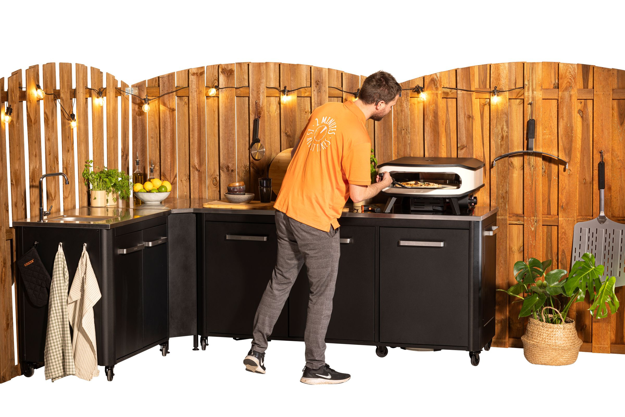werkbank 2 deurs met wasbak en kraan 93,5 cm