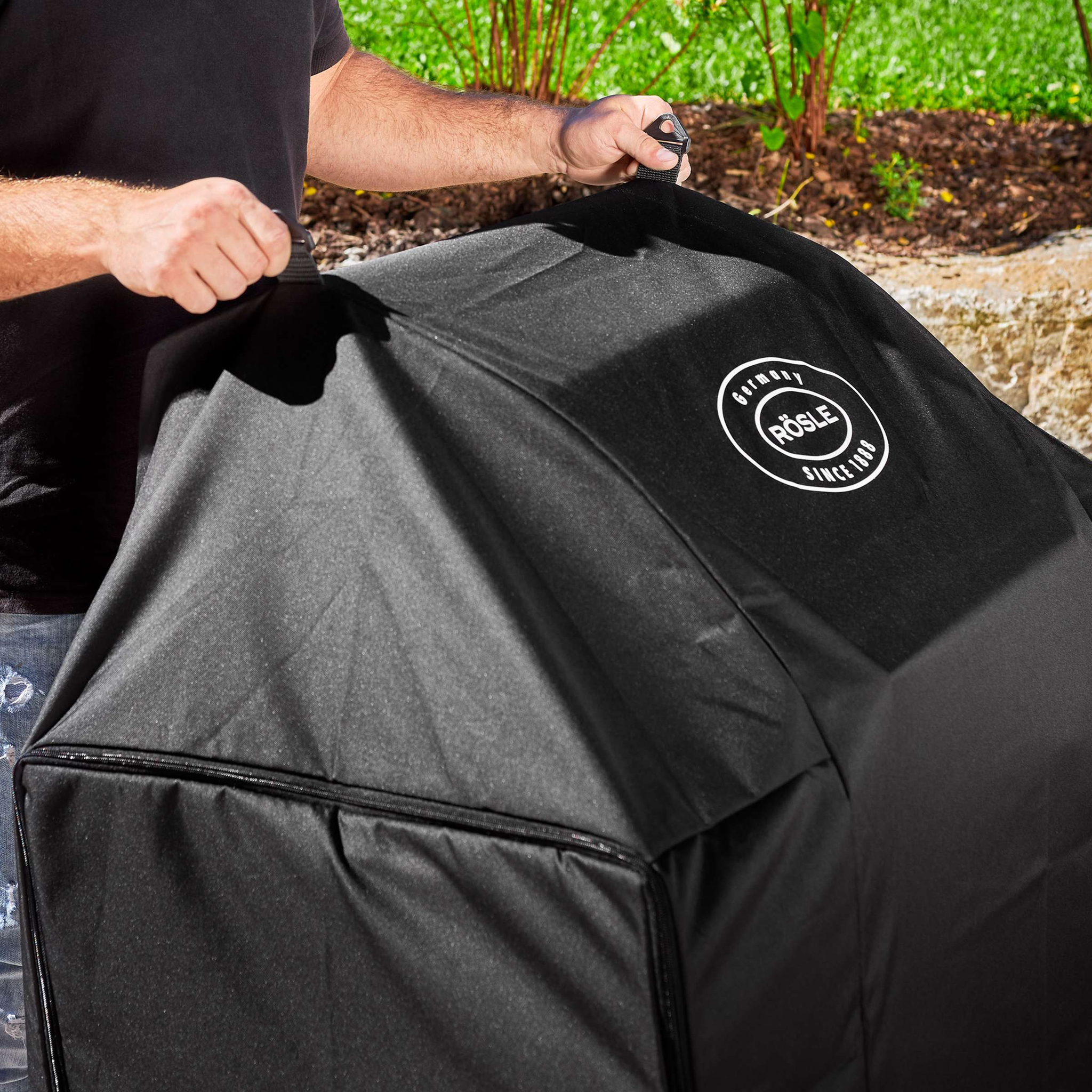 bbq accessoire beschermhoes videro g3 s