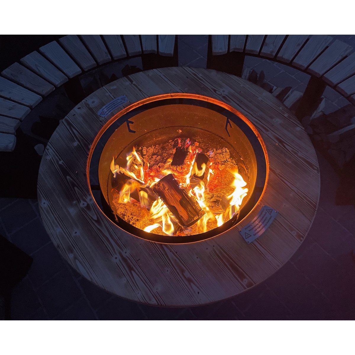 freiburg design grill & vuurkorf – luxe 5‑delige outdoor set met cortenstaal look