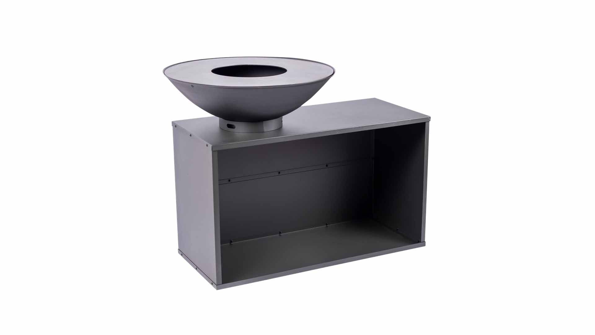 onyx bbq tafel 80 cm zwart