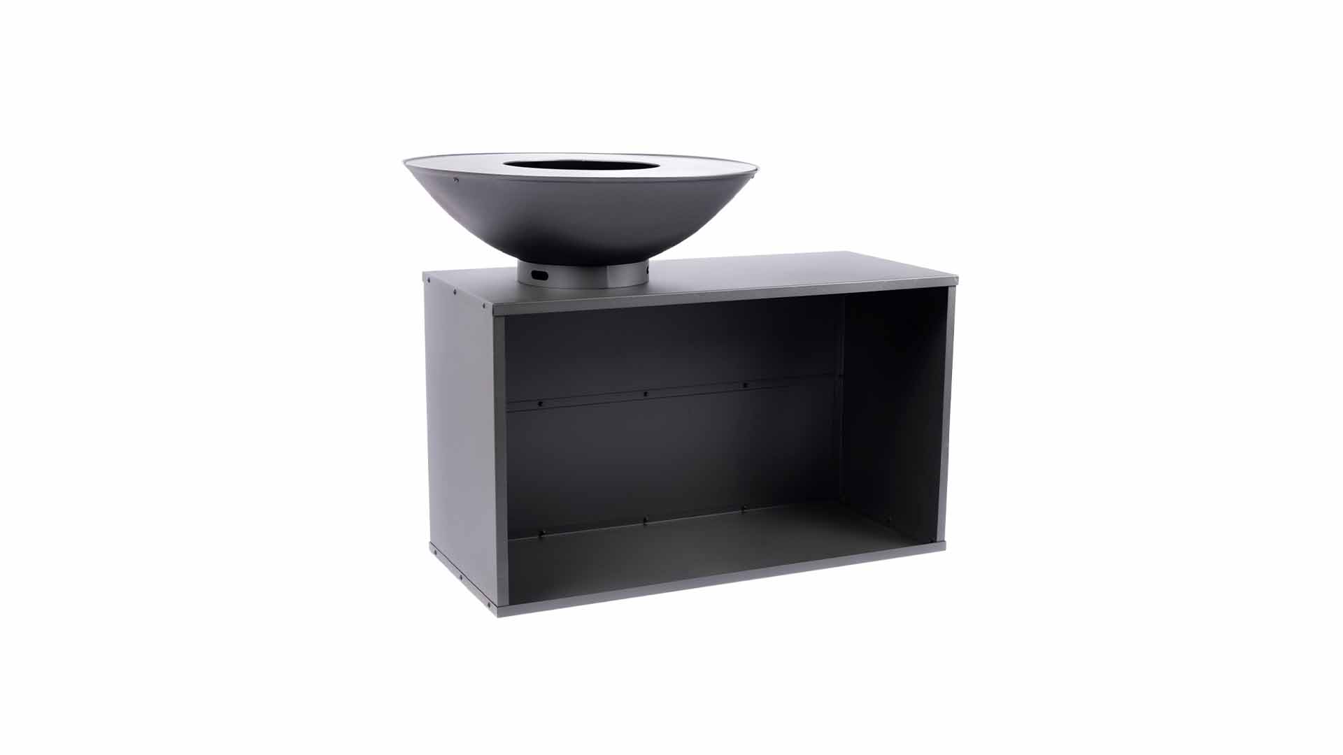 onyx bbq tafel 80 cm zwart