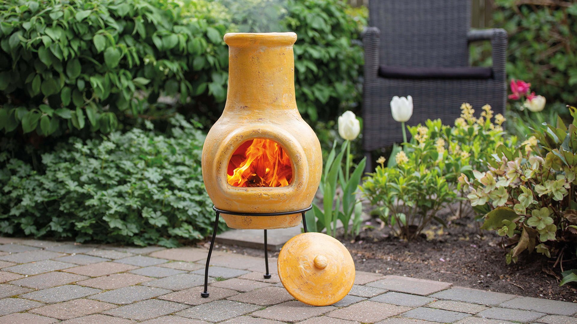 chimenea tampico kleihaard geel