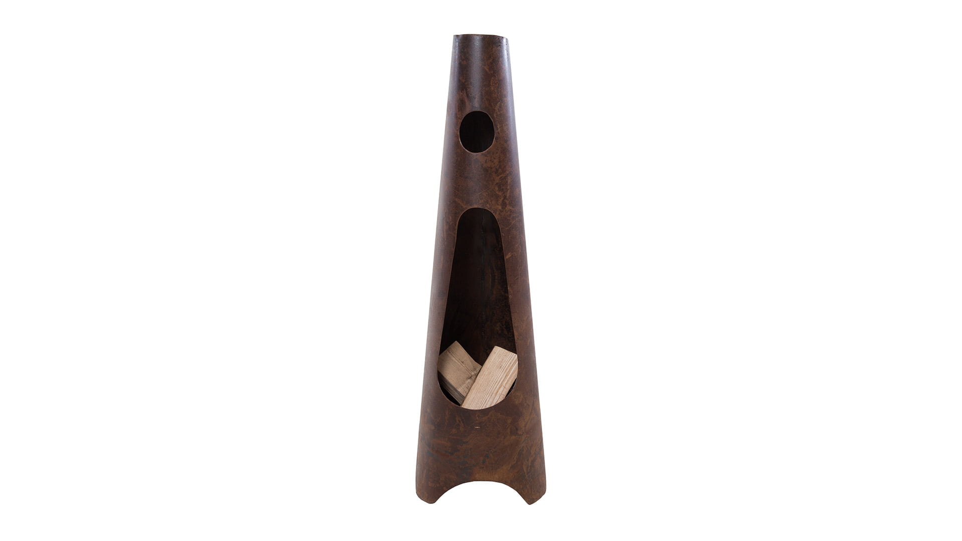 thor mini vuurhaard handmade 110 cm roest