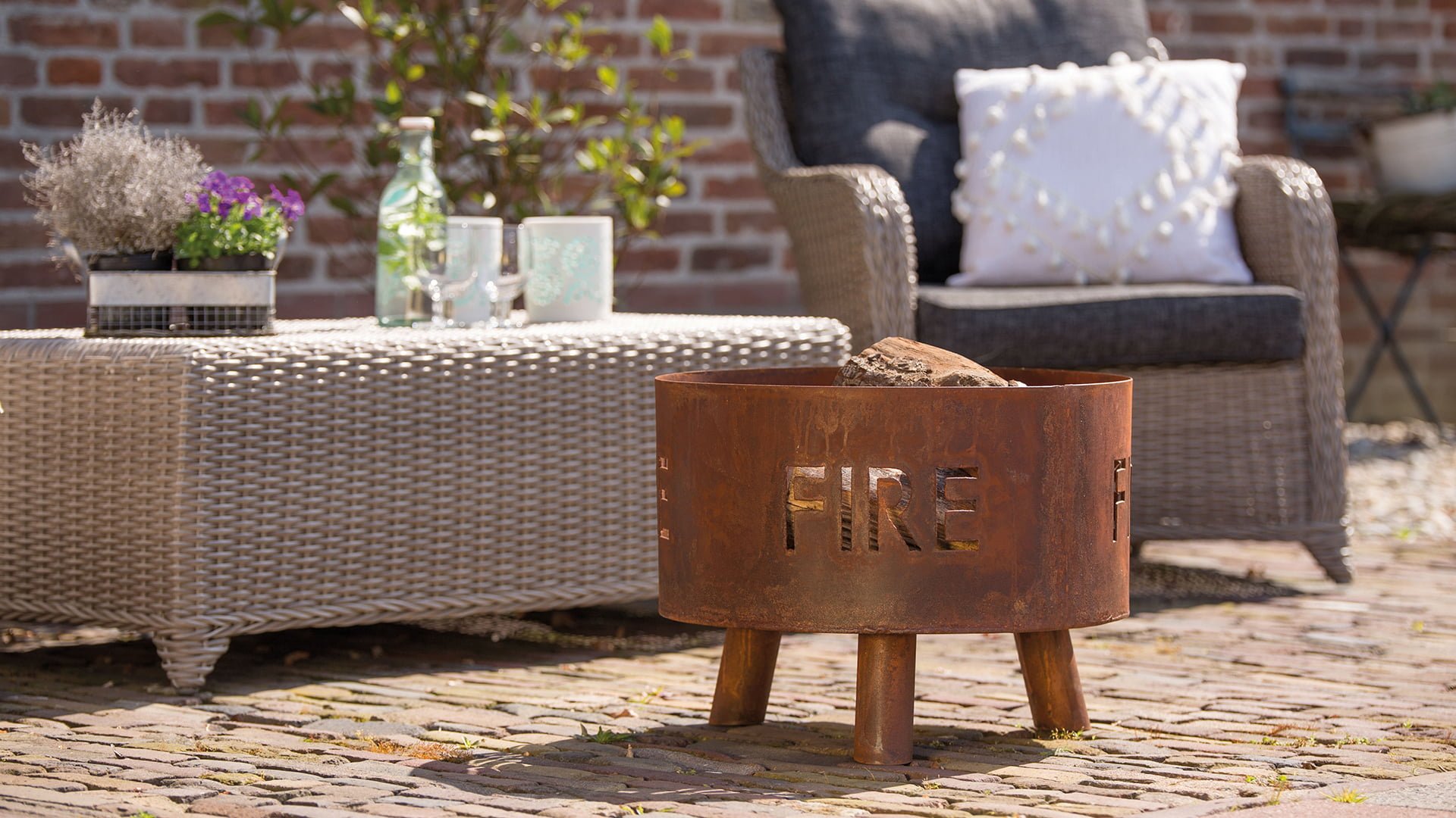 fulla vuurkorf handmade roest