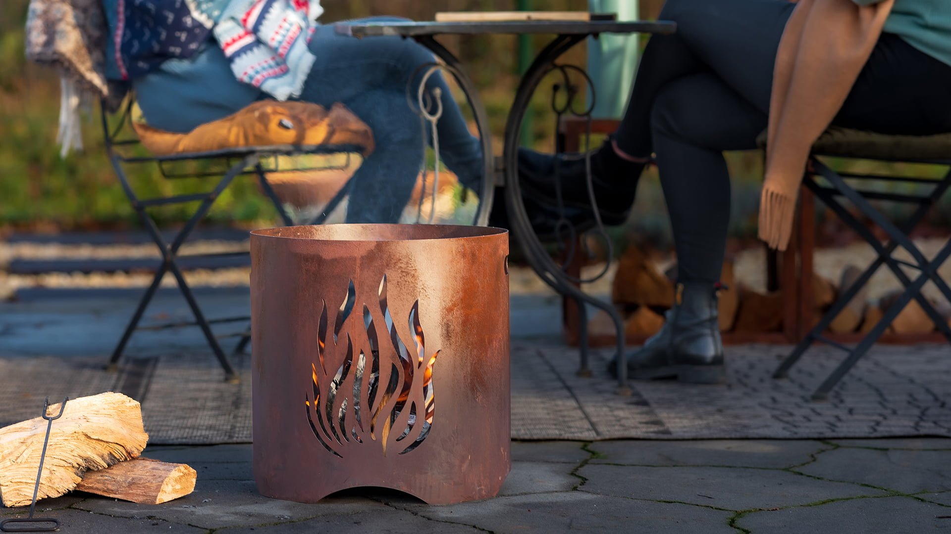 kiruna vuurkorf handmade roest