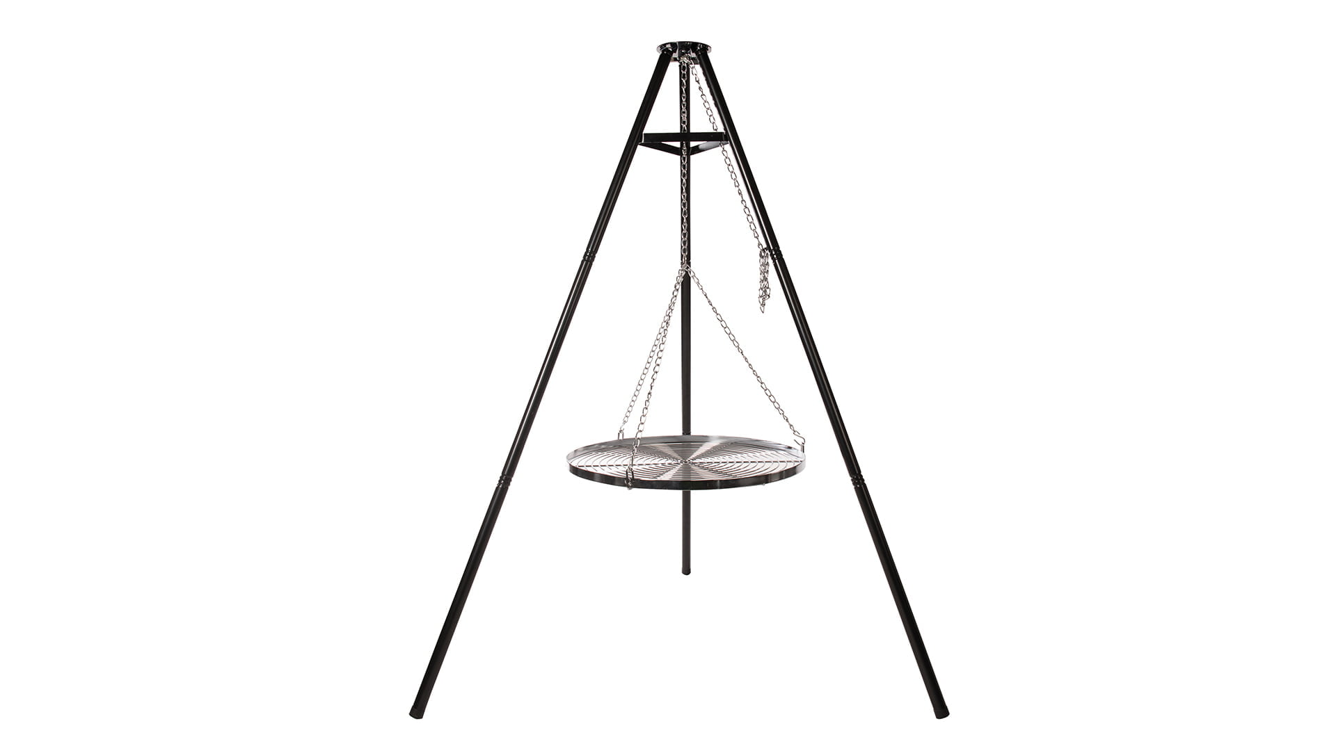 barbecue tripod zwart/zilver