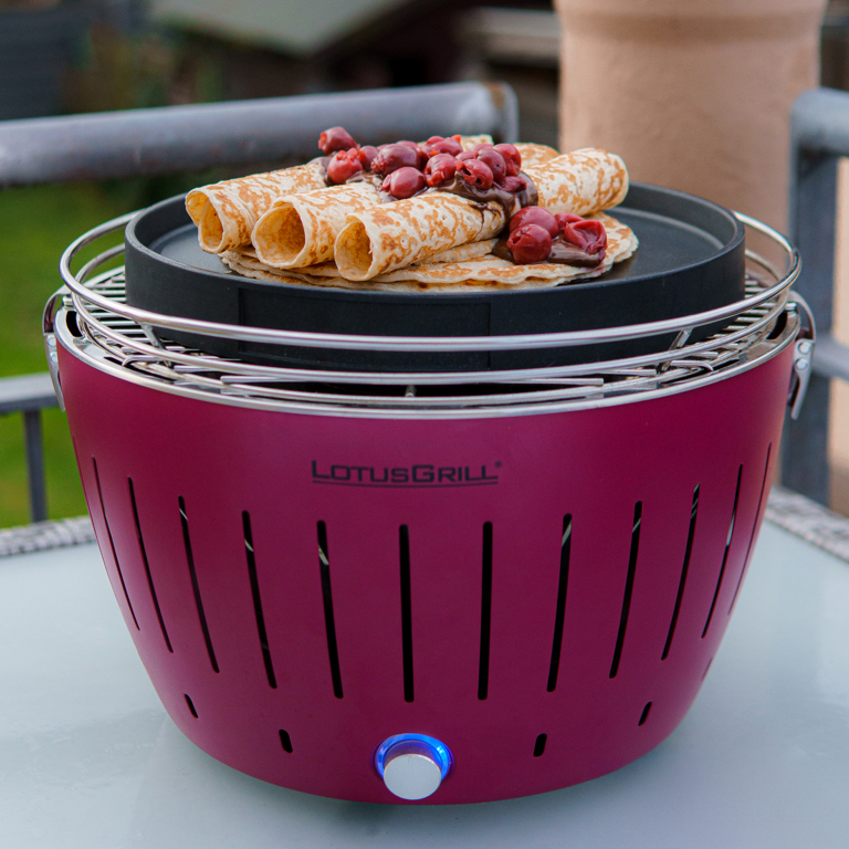 lotusgrill classic tafelbarbecue Ø350mm paars
