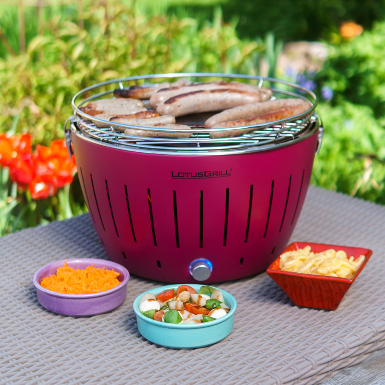 lotusgrill classic tafelbarbecue Ø350mm paars