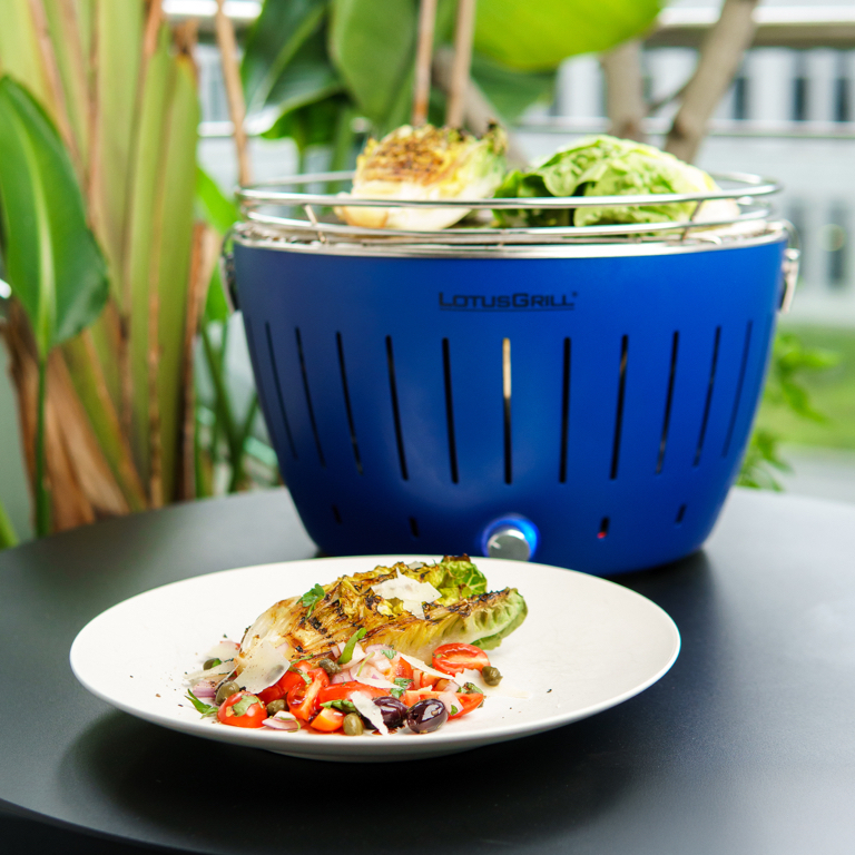 lotusgrill classic tafelbarbecue Ø350mm diepblauw