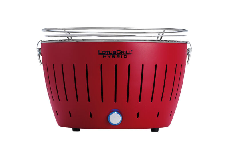 lotusgrill classic hybrid tafelbarbecue Ø350mm rood