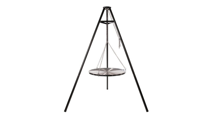 barbecue tripod zwart/zilver