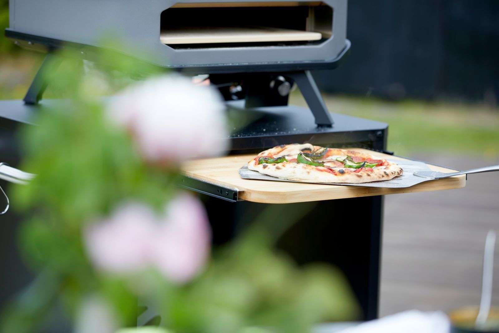 pizza oven gas 17" met pizzasteen 30 mbar 5.0 kw