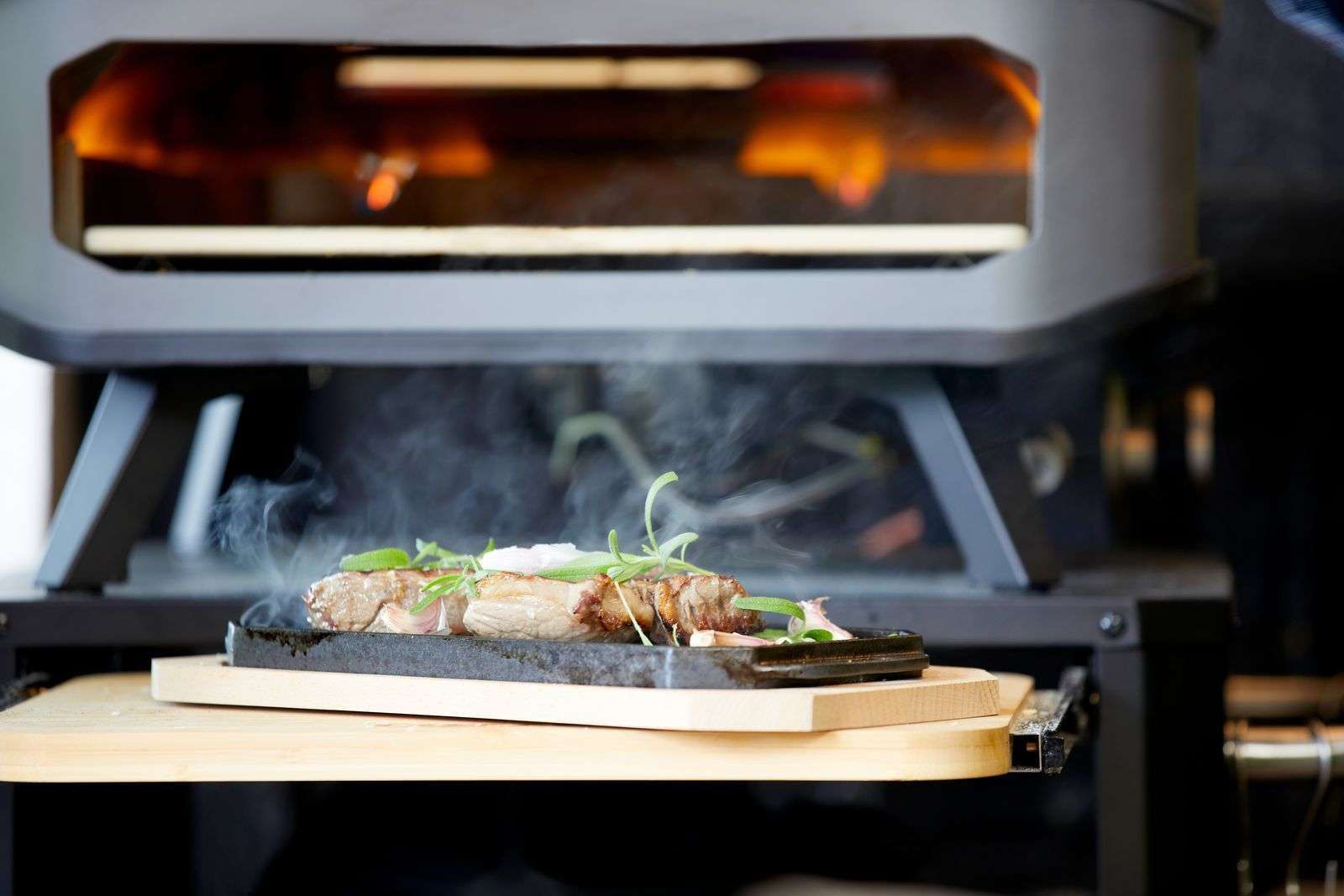 pizza oven gas 17" met pizzasteen 30 mbar 5.0 kw