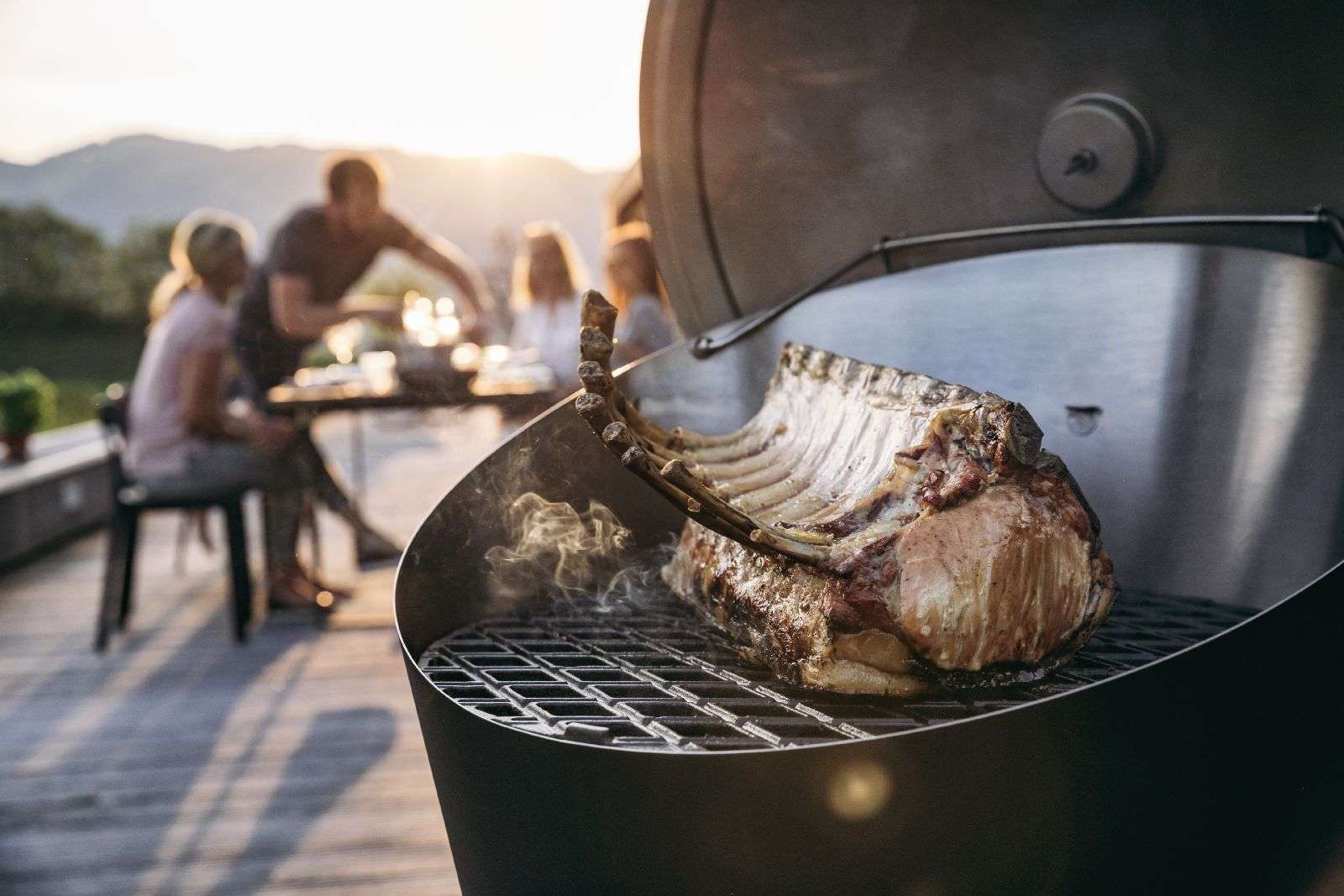 cone barbecue grillrooster gietijzer 46 cm