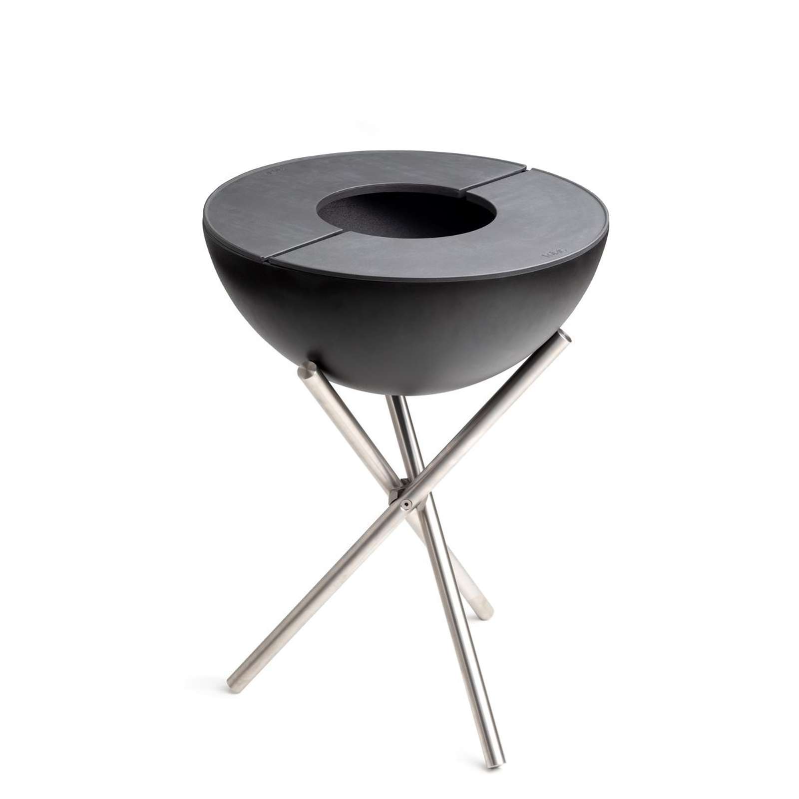 bowl vuurschaal met standaard hoog