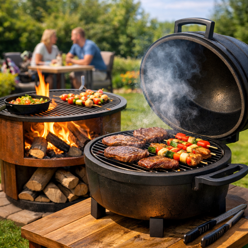Hybride BBQ’s & Vuurplaatsen