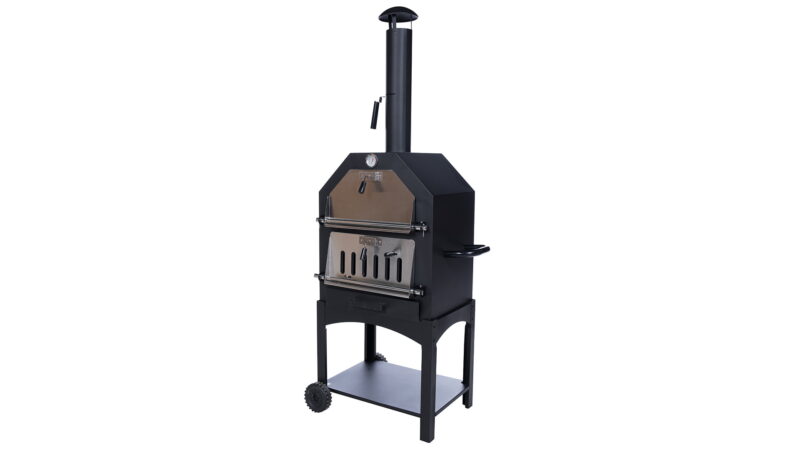 lorenzo outdoor oven zwart