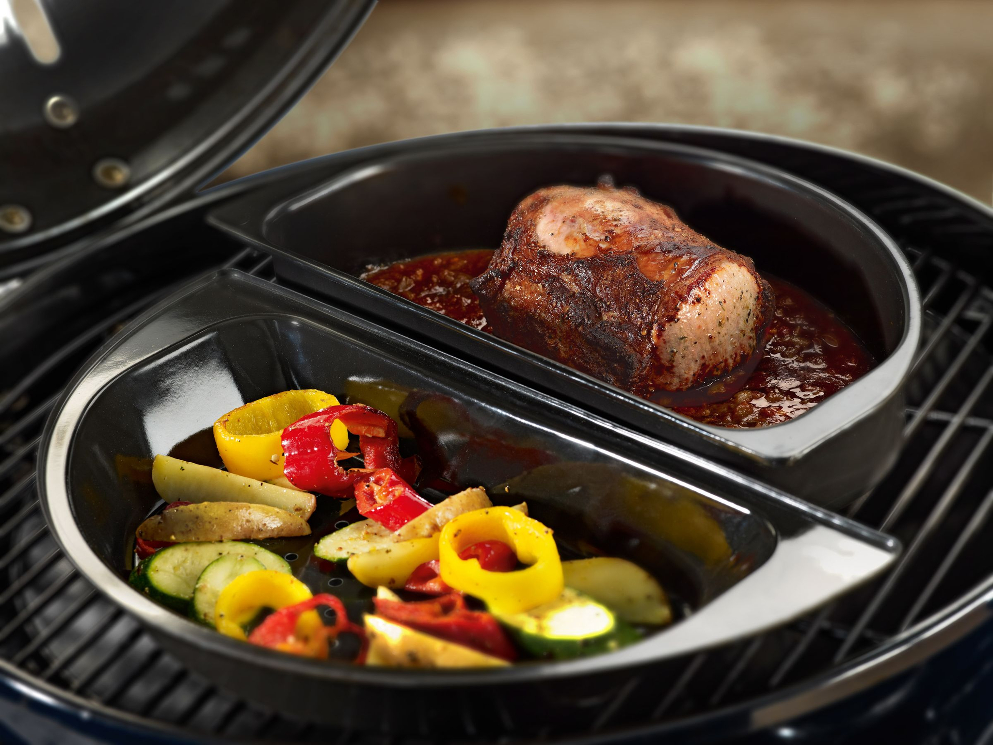 bbq accessoire kookset halve maan set van 2 stuks