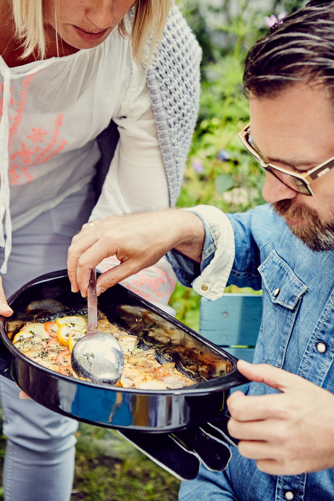 bbq accessoire kookset halve maan set van 2 stuks