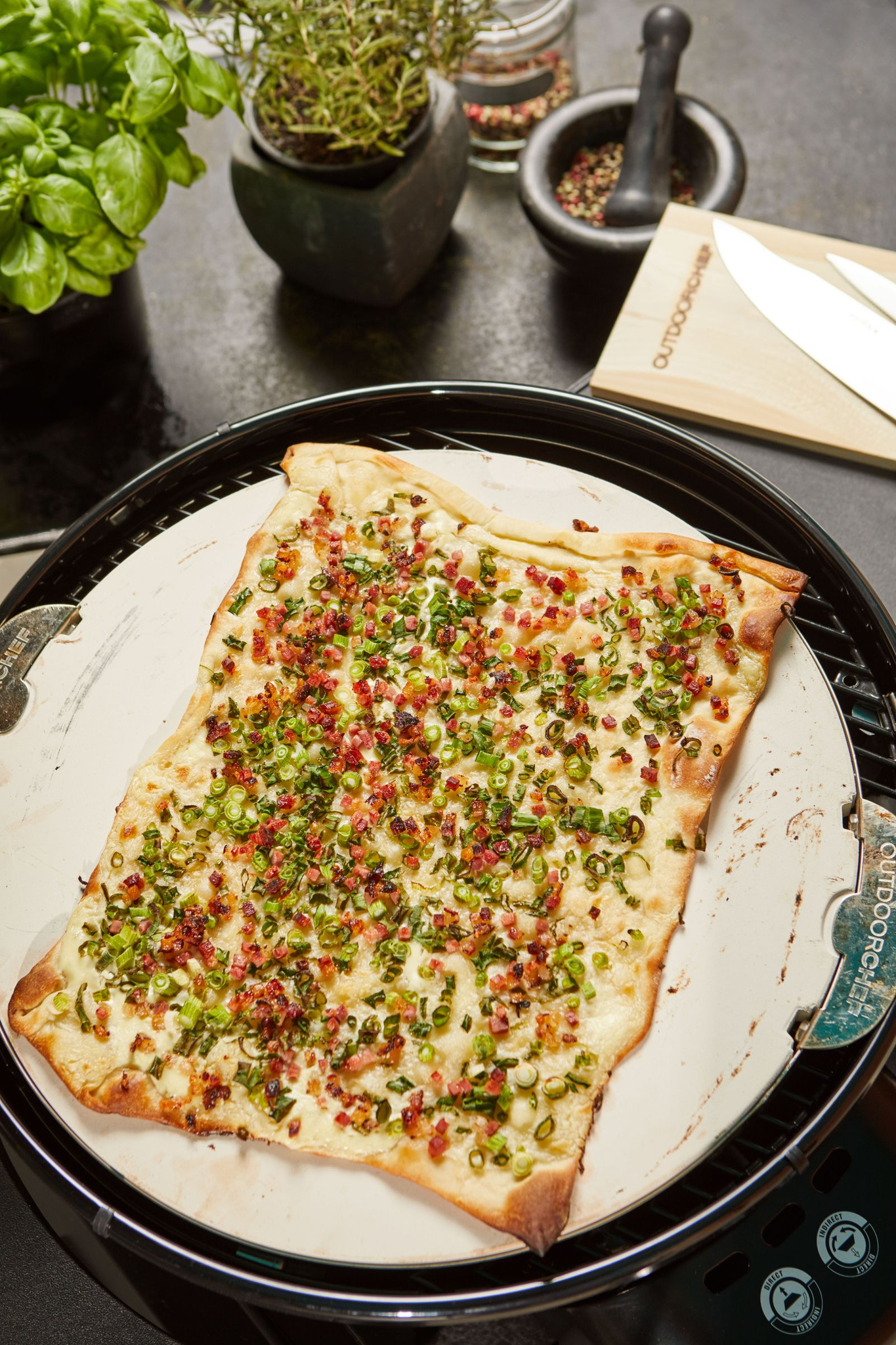 bbq accessoire pizza steen voor type 570
