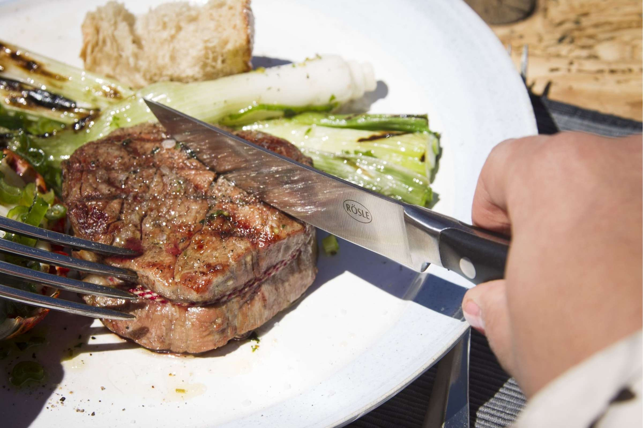 bbq accessoire steak bestekset set van 4 stuks