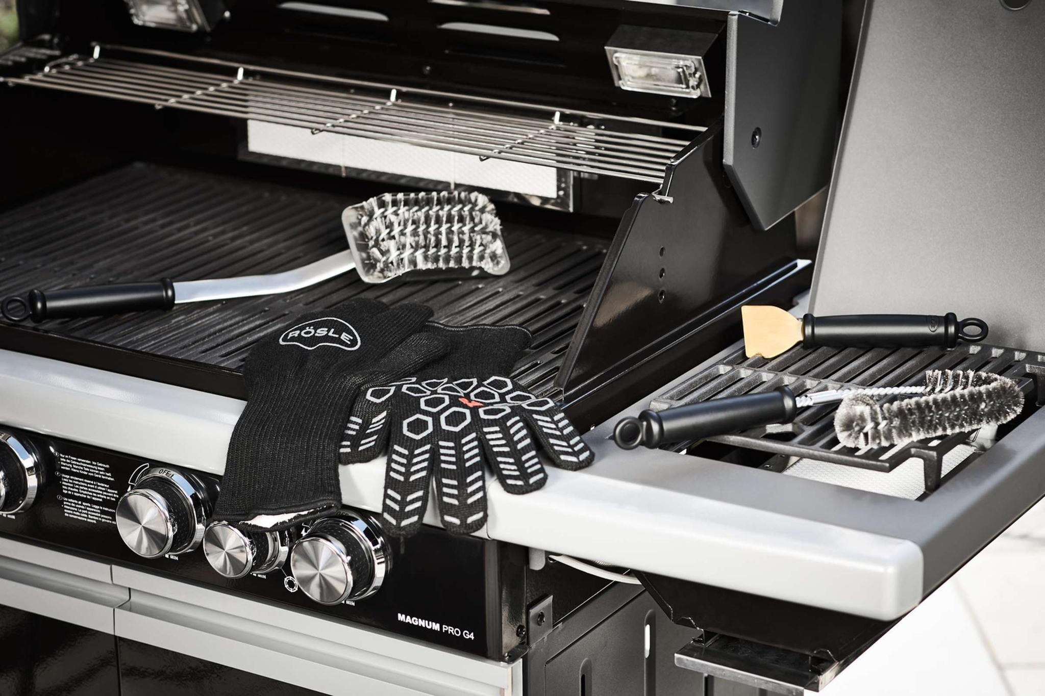 bbq accessoire gapx reinigingsborstel grillrooster